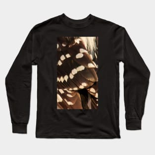 Feathers of a Downy Woodpecker Long Sleeve T-Shirt